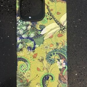 Nature-Inspired Dragonfly Phone Case - green iPhone 16 Pro Max